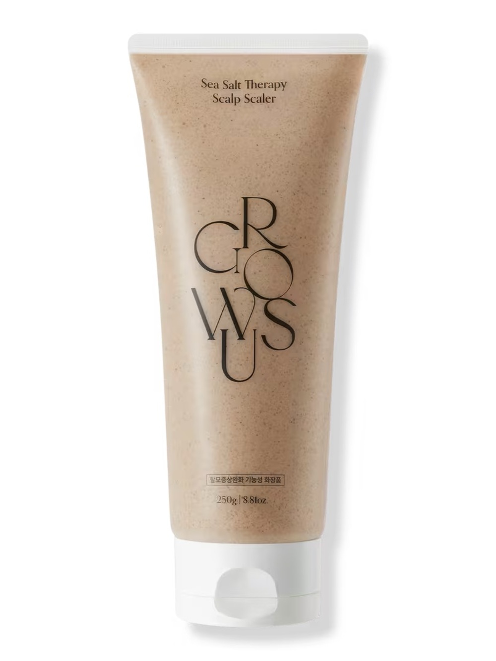 GrowUs Sea Salt Therapy Scalp Scaler- exfoliating treatment, gentle, at home spa